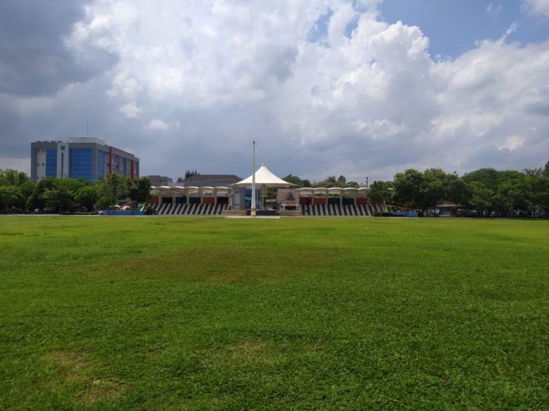 Foto : puncak hari lahir NU akan di gelar di taman kota Baturaja 