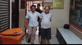 Foto : pengedar uang palsu asal surabaya di tangkap di Lampung utara