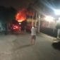 Foto : suasana lingkungan warga detik-detik terjadi kebakaran di Gudang Munisi, 