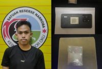 Foto : tersangka diamankan di polres OKU