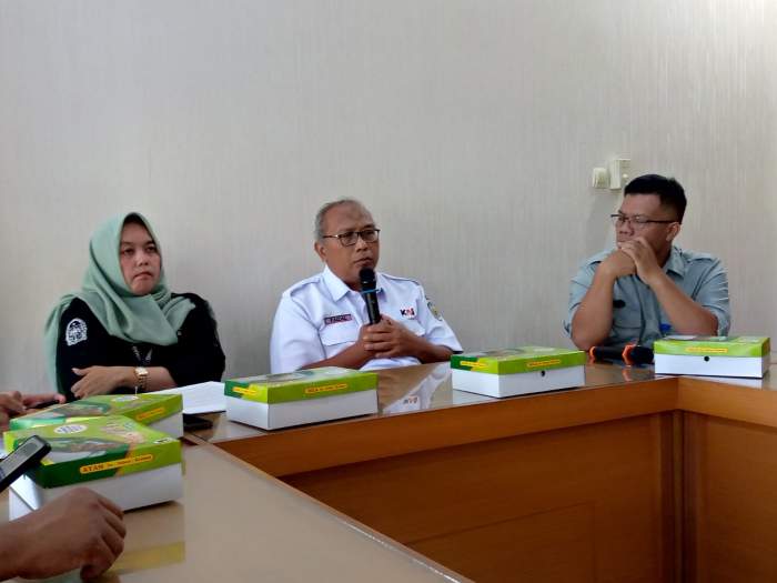 Foto Wawan Peristiwaterkini: Jumpa Pers Jogja Spoor Festival 2024 di Gedung Kominfosan Komplek Balaikota Yogyakarta Jum'at 20/9/2024.