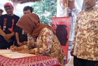 Foto Wawan Peristiwaterkini: Penandatanganan Deklarasi Dukungan Bolonemase kepada pasangan nomor 1, Kustini-Sukamto