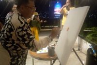 Foto Wawan-Peristiwaterkini : Pembukaan Pameran Seni Visual Nature Relaxation di Amaranta Prambanan Hotel Jum'at (28/9/2024) malam