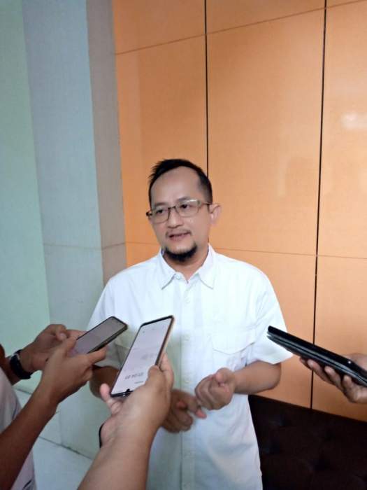 Foto: Pamungkas Kabid. Tata Ruang saat diwawancarai