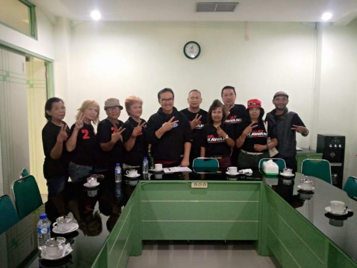 Foto Wawan-Peristiwaterkini; Bolo Soerjoguritnan saat audiensi dengan Hasto Wardoyo, Selasa (5/11/3024) pagi