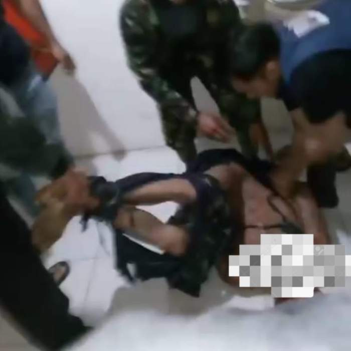 Foto : Seorang pria menganiaya warga kecamatan Peninjauan ditangkap anggota Polsek Peninjauan 