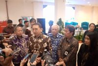 Foto Wawan-Peristiwaterkini; Menteri Kebudayaan Fadli Zon saat diwawancarai awak media, Jum'at (17/1/25)