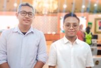 Foto Wawan-Peristiwaterkini ; Ketua Pimpinan Daerah Pemuda Muhammadiyah Kota Yogyakarta Muhammad Tegar (Tegar, berambut putih) bersama Kurniawan Andika Wakil Ketua Hikmah Kebijakan Publik Kurniawan Dwi Andika (Dika)