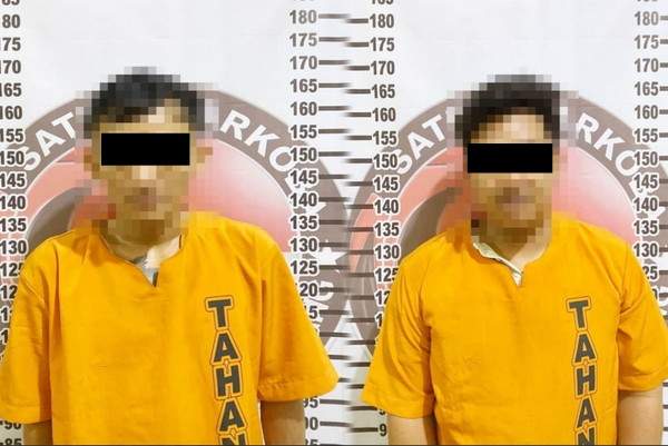foto : dua residivis diamankan polisi