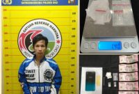 foto : Bogi Terduga kurir narkoba