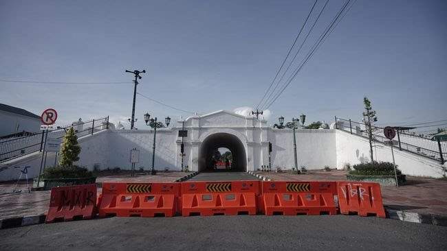 foto : Plengkung Gading atau Plengkung Nirbaya resmi ditutup, Sabtu (15/3/2025). Foto: Dok Humas Pemda DIY