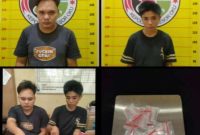 foto: Dua Bandar sabu di kecamatan semidang aji kab oku ditangkap