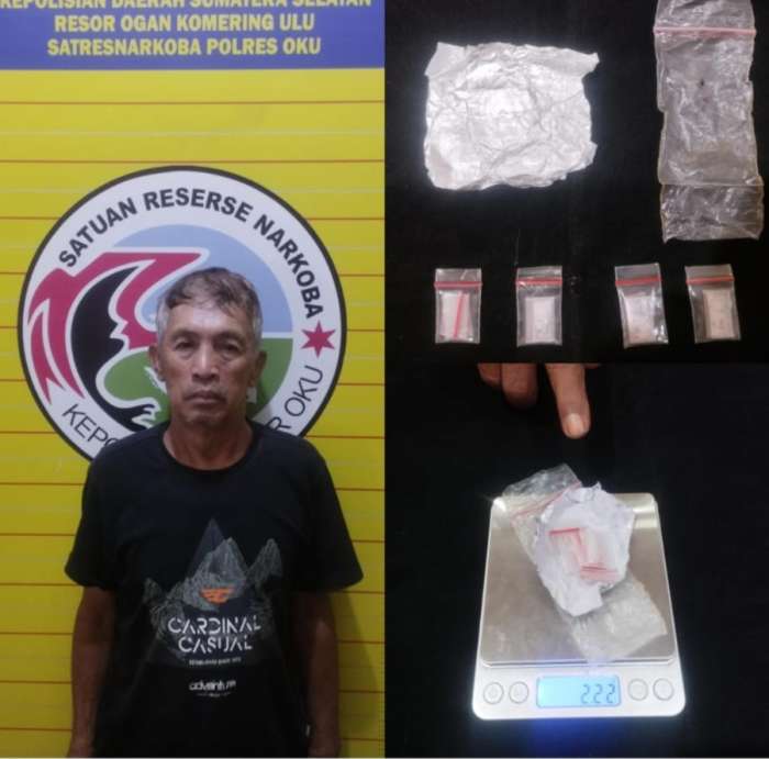 foto : Danil (60) diamankan polisi