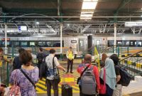 Foto ; Suasana Stasiun Tugu Yogyakarta menjelang Arus Mudik Lebaran 2025