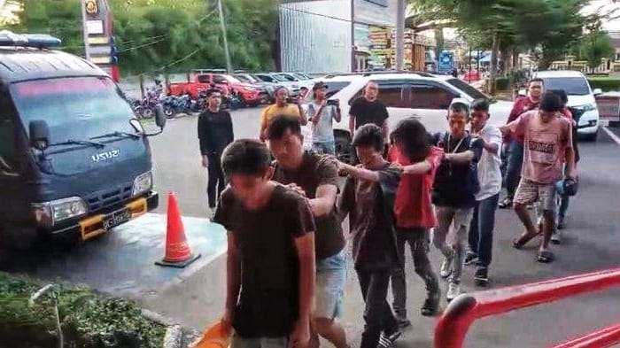 14 jukir di kota Palemang ditangkap polisi