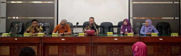 Foto : Jumpa Pers Dinas Pendidikan Pemuda dan Olahraga DIY terkait masalah kebocoran soal ASPD, Jum'at (9/5/2025)