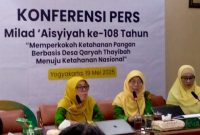 foto : Konfrensi pers Milad ke-108