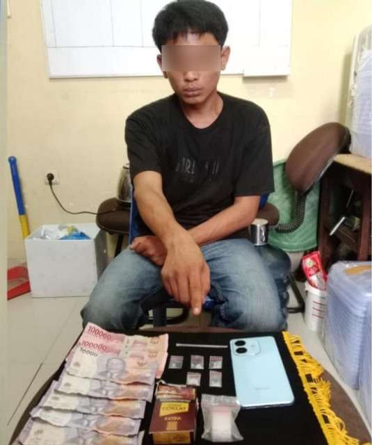 Foto: tsk diamankan polisi