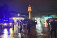 foto: Suasana Anggota Sabara Sedang berjaga 