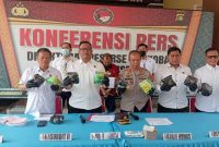 foto: konferensi pers polda sumsel