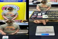 foto: tsk pengedar di tahan di mapolres oku