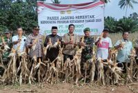 foto: kapolres Batu Bara panen jagung