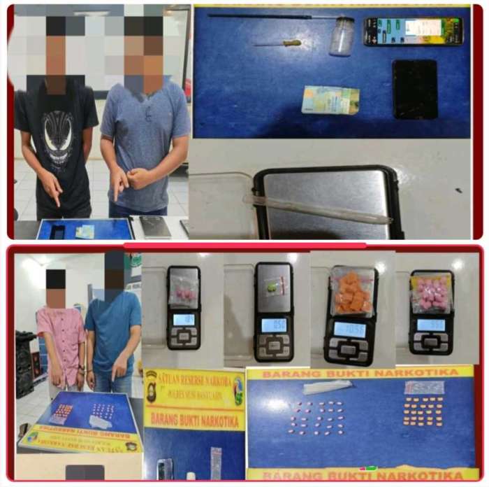 foto: tsk pengedar narkoba di Muba