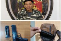 foto: pemilik dan barang bukti diamankan oleh polisi