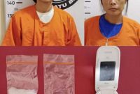 foto: tersangka dan barng bukti diamankan