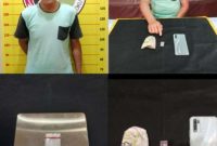 foto: Tersangka dan berang bukti diamankan