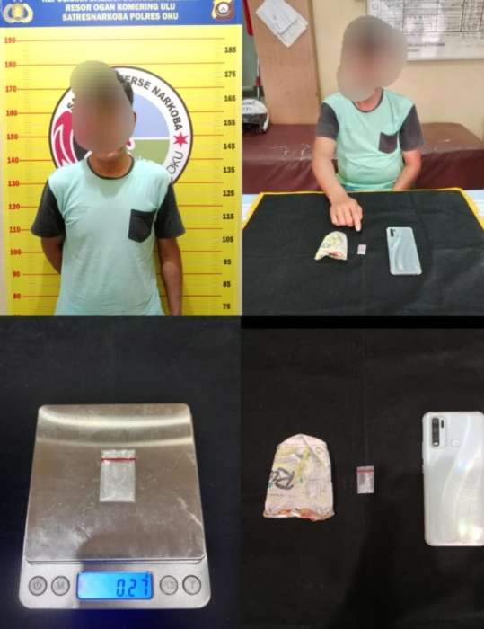foto: Tersangka dan berang bukti diamankan