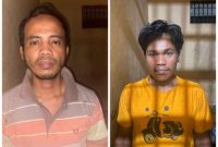 foto: kedua tersangka pencuri as Kopel mobil di Kecamatan Peninjauan diamankan Polisi