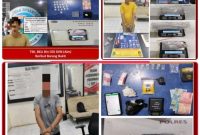 foto: Tsk beserta barang bukti diamankan di Mapolres Muba