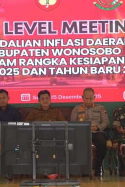 Forkopimda Wonosobo Gaspol Siapkan Nataru Aman Terkendali Inflasi